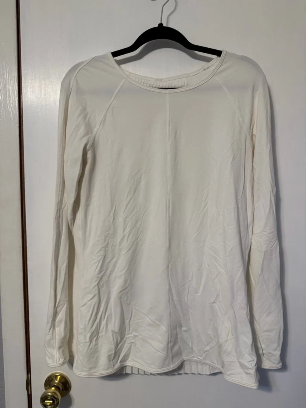 lululemon athletica Long Sleeve Tee in White - Picture 1 of 3